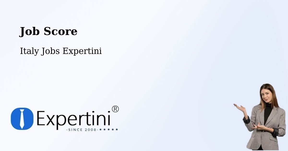 Job Score & Job Description Score Tool – Comano - Italy Jobs Expertini