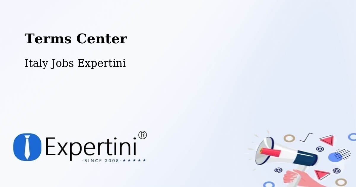 Terms of Service – Comano - Italy Jobs Expertini