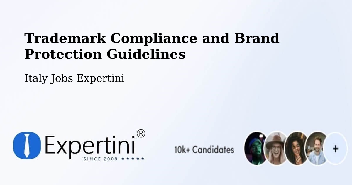 Trademark & Brand Protection Guidelines – Comano - Italy Jobs Expertini